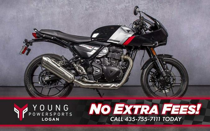 2026 Triumph Thruxton 400 Phantom Black / Aluminium Silver
