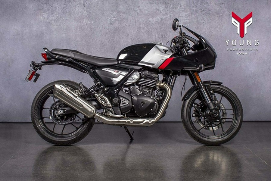 2026 Triumph Thruxton 400 Phantom Black / Aluminium Silver