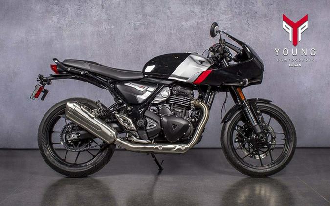 2026 Triumph Thruxton 400 Phantom Black / Aluminium Silver