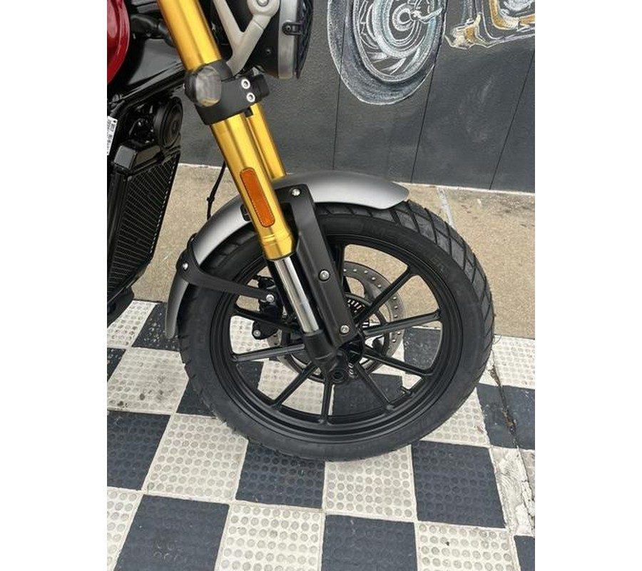 2025 Triumph Scrambler 400 X Carnival Red / Phantom Black