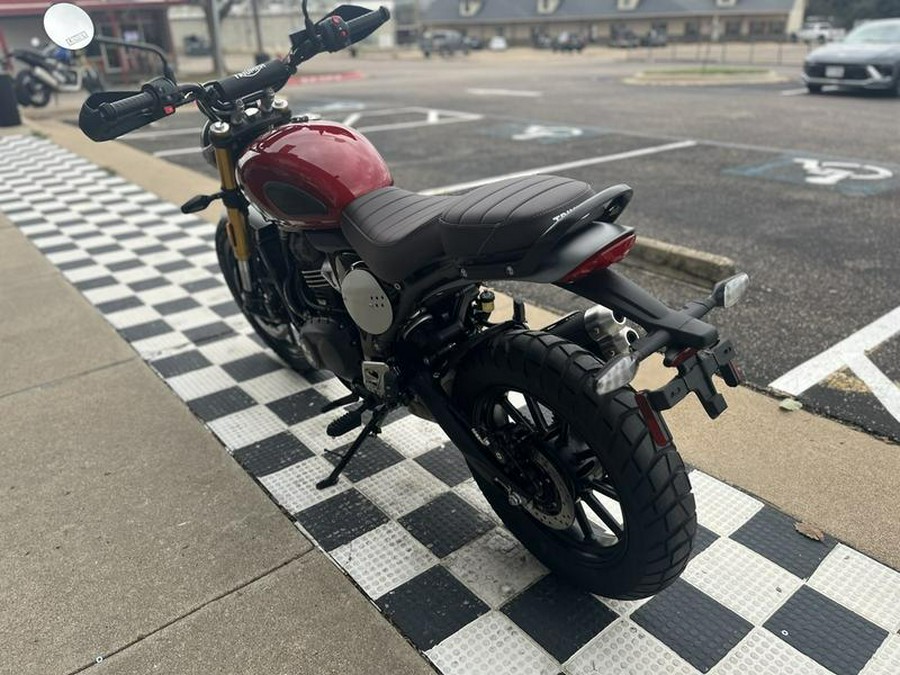 2025 Triumph Scrambler 400 X Carnival Red / Phantom Black