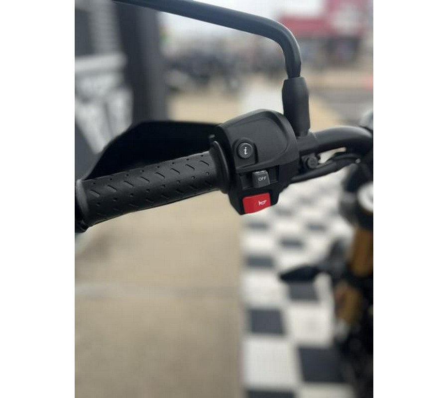 2025 Triumph Scrambler 400 X Carnival Red / Phantom Black