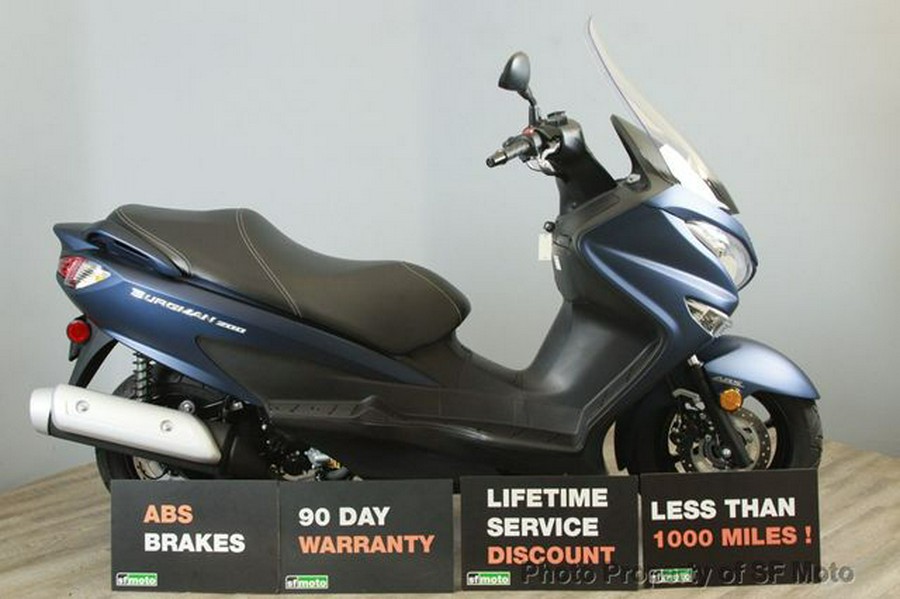 2022 Suzuki Burgman 200 ABS