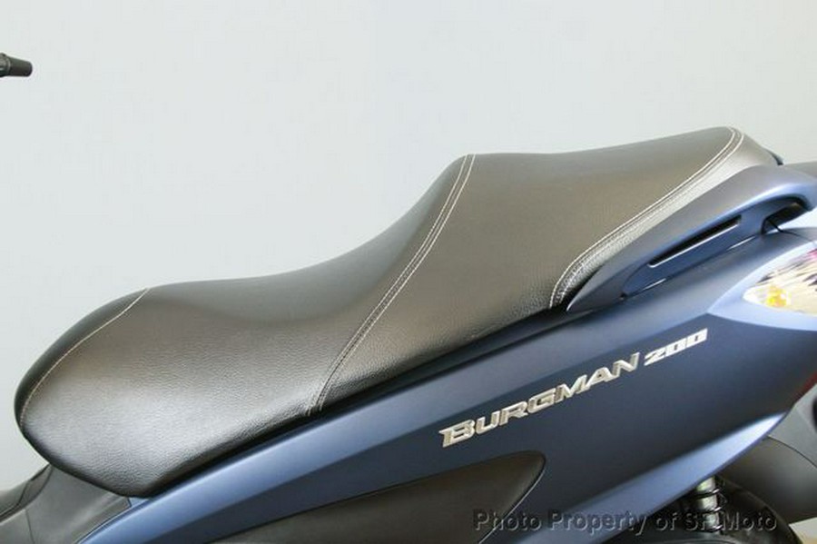 2022 Suzuki Burgman 200 ABS
