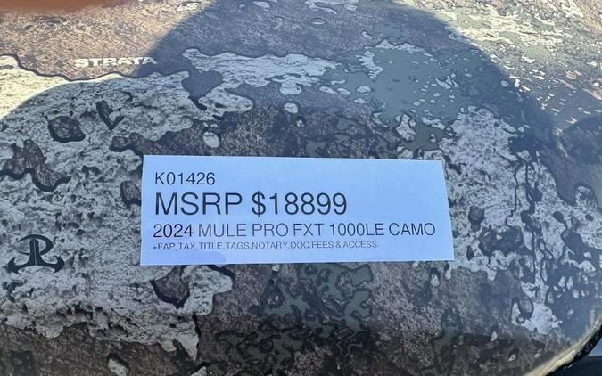 2024 Kawasaki Mule PRO-FXT™ 1000 LE Camo