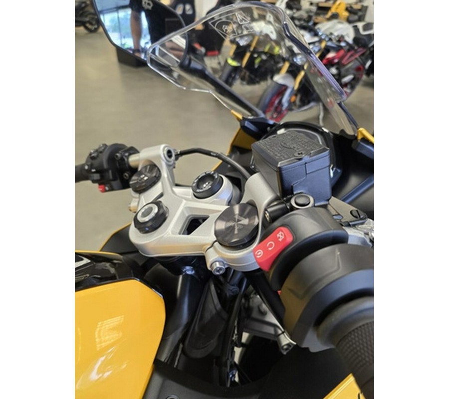 2026 Triumph Daytona 660 Cosmic Yellow Sapphire Black