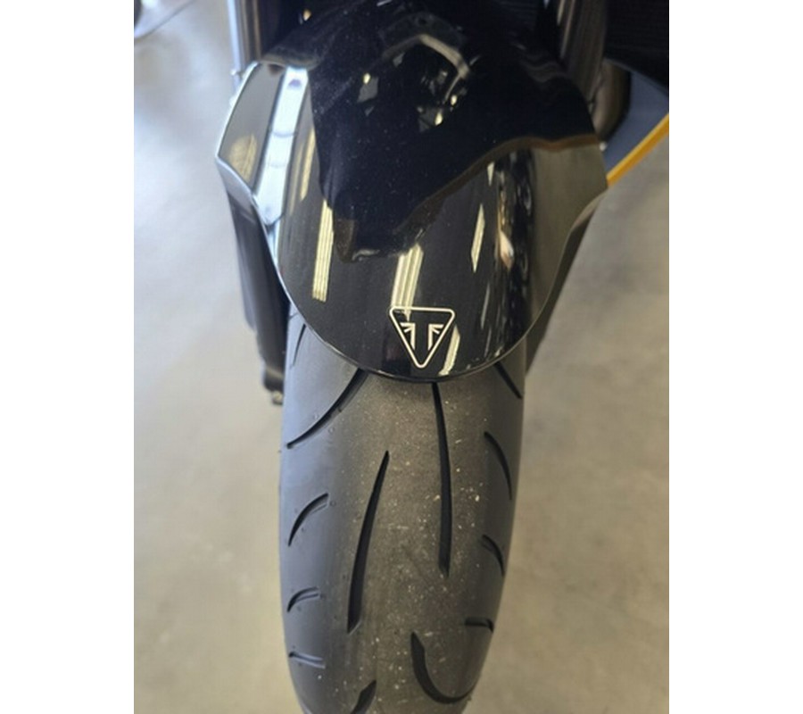2026 Triumph Daytona 660 Cosmic Yellow Sapphire Black