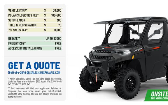 2024 Polaris Industries Ranger XP® 1000 NorthStar Edition Ultimate Super Graphite