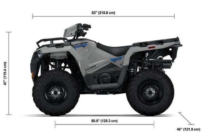 2026 Polaris SPORTSMAN 570 GHOST GRAY with PLOW