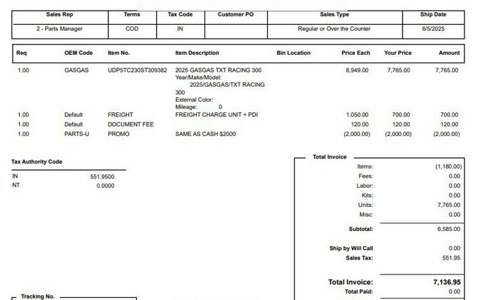 2025 GASGAS TXT RACING 300