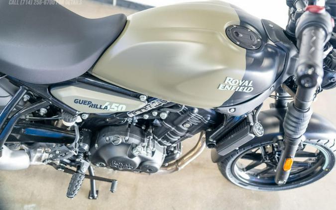 2026 Royal Enfield Guerrilla 450 Shadow Ash Green
