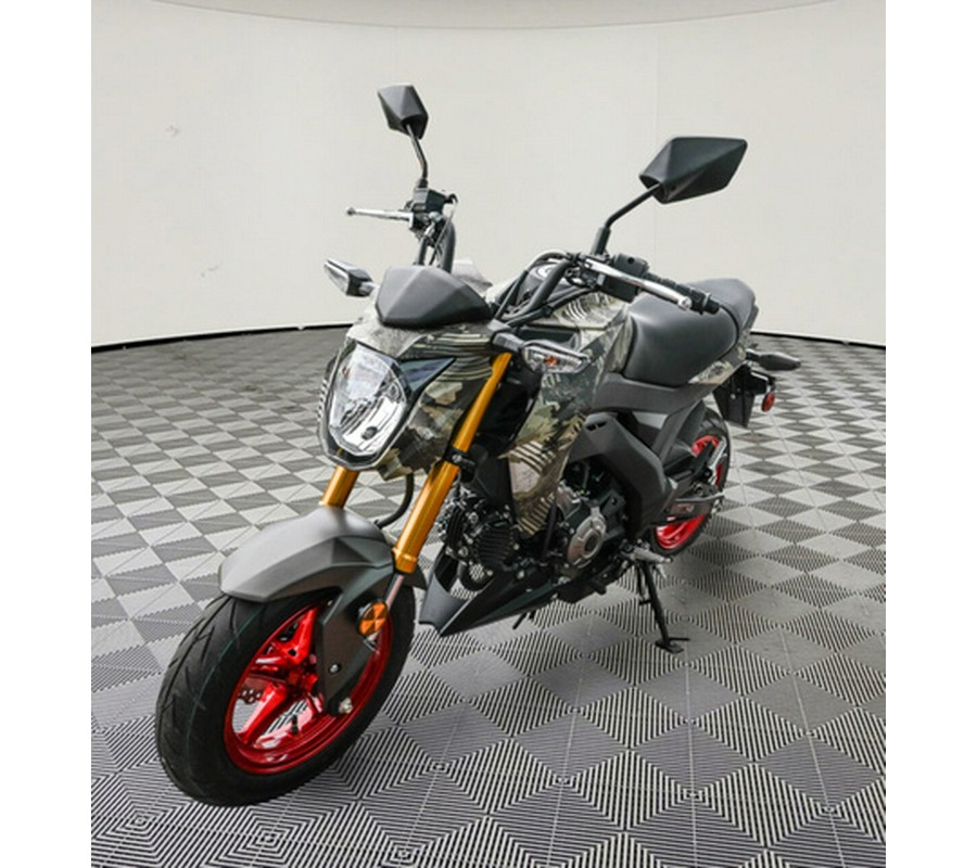 2025 Kawasaki Z125 PRO Cypher Camo Beige