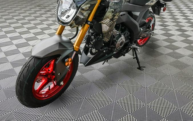 2025 Kawasaki Z125 PRO Cypher Camo Beige