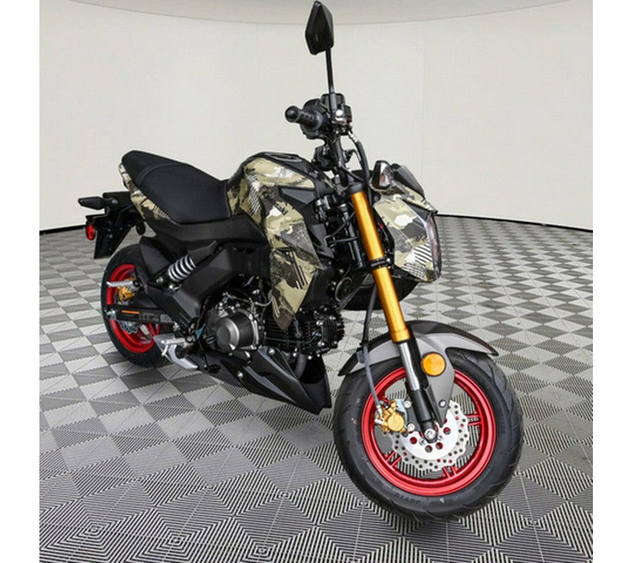 2025 Kawasaki Z125 PRO Cypher Camo Beige