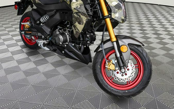 2025 Kawasaki Z125 PRO Cypher Camo Beige