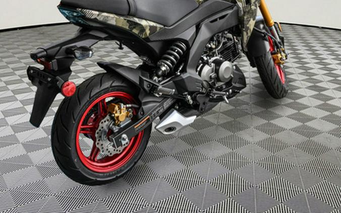 2025 Kawasaki Z125 PRO Cypher Camo Beige