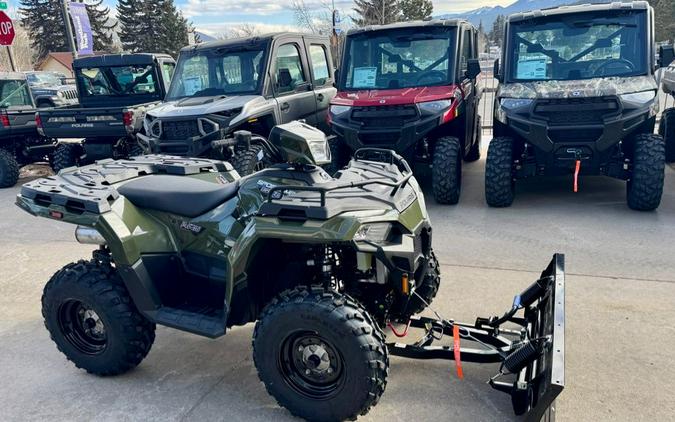 2026 Polaris SPORTSMAN 570 SAGE GREEN with PLOW
