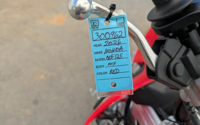 2026 Honda CRF125F