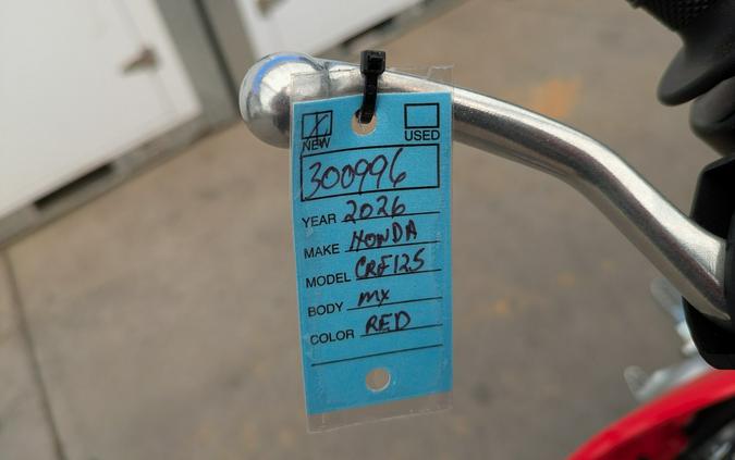 2026 Honda CRF125F