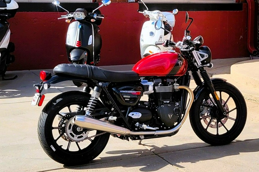 2024 Triumph Speed Twin 900 Carnival Red/Phantom Black