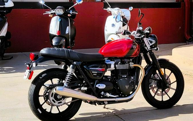 2024 Triumph Speed Twin 900 Carnival Red/Phantom Black