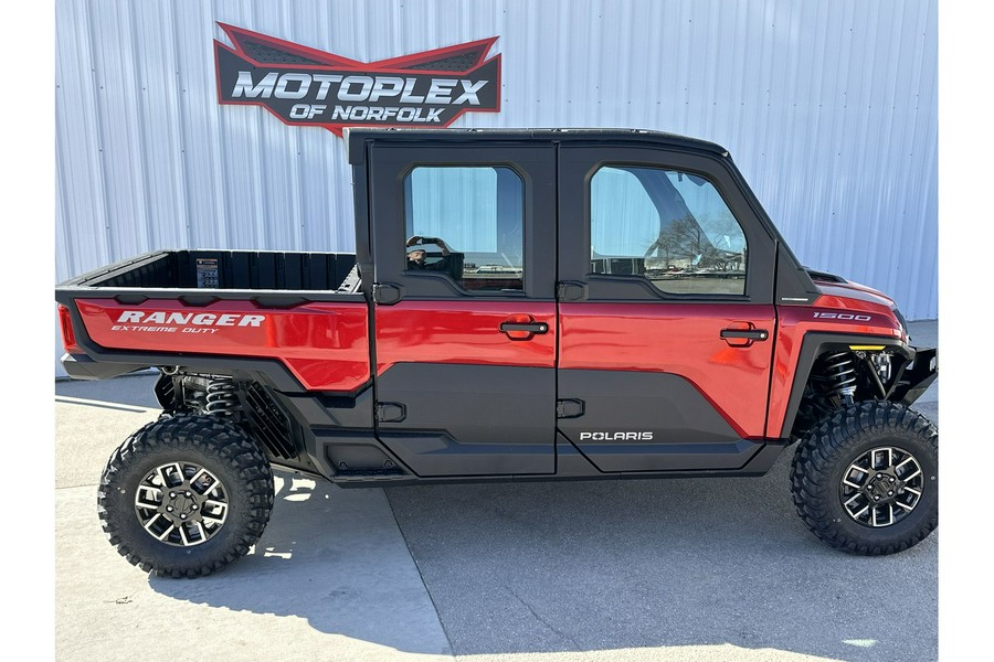 2024 Polaris Industries RANGER CREW XD 1500 NORTHSTAR PREMIUM - SUNSET RED