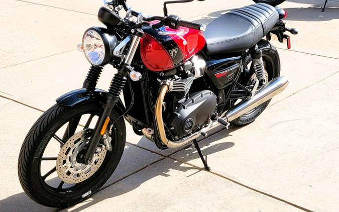 2024 Triumph Speed Twin 900 Carnival Red/Phantom Black