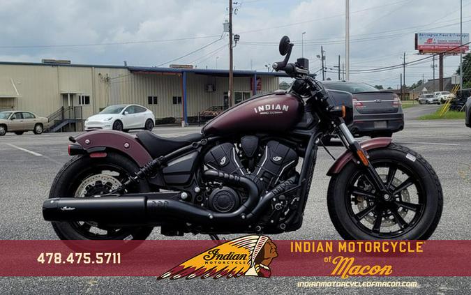 2026 Indian Motorcycle® Scout® Bobber Maroon Metallic Smoke