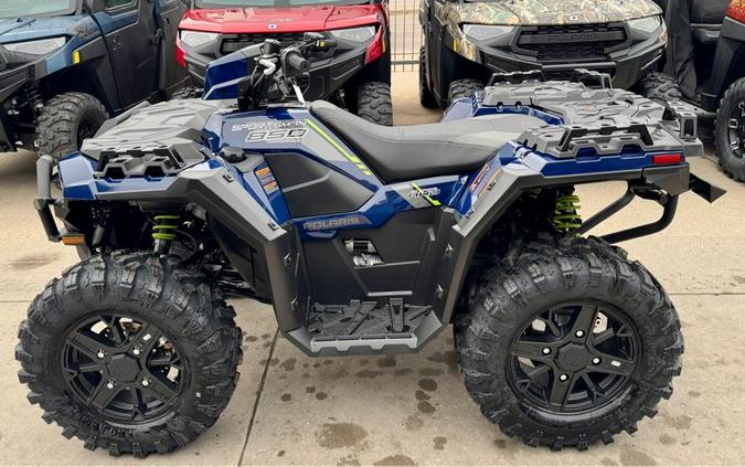 2026 Polaris SPORTSMAN 850 TRAIL SPRINGFIELD BLUE with PLOW