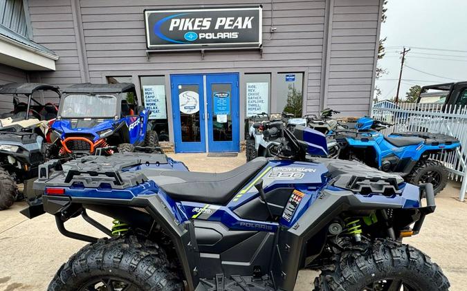 2026 Polaris SPORTSMAN 850 TRAIL SPRINGFIELD BLUE with PLOW