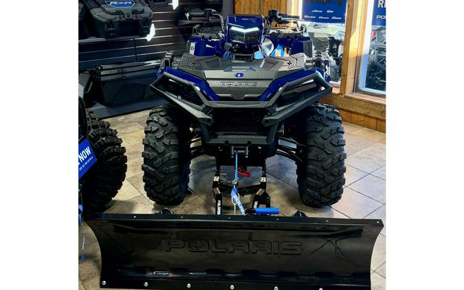 2026 Polaris SPORTSMAN 850 TRAIL SPRINGFIELD BLUE with PLOW