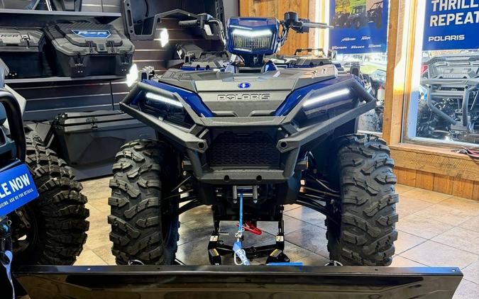 2026 Polaris SPORTSMAN 850 TRAIL SPRINGFIELD BLUE with PLOW