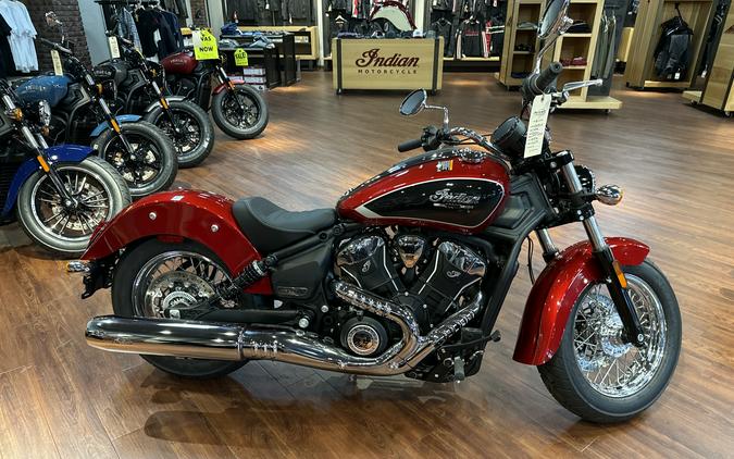 2025 Indian Motorcycle SCOUT LIMITED, SUNSET RED MTLC, TEC, 49ST Limited + Tech