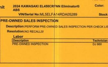 2024 Kawasaki Eliminator® Pearl Storm Gray