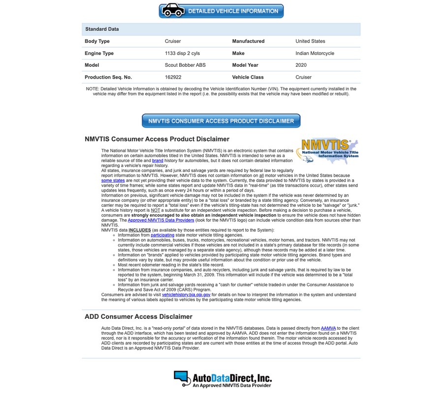 2020 Indian Scout® Bobber ABS