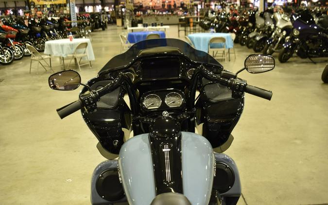 2024 Harley-Davidson Road Glide 3 Sharkskin Blue - Black Finish