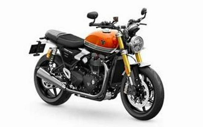 2025 Triumph Speed Twin 1200 RS Baja OrangeSapphire Black
