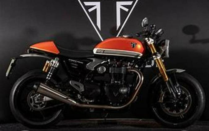 2025 Triumph Speed Twin 1200 RS Baja OrangeSapphire Black