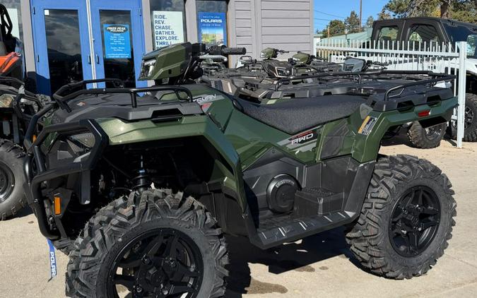 2026 Polaris SPORTSMAN TOURING 570 PREMIUM TREELINE GREEN METALLIC with PLOW