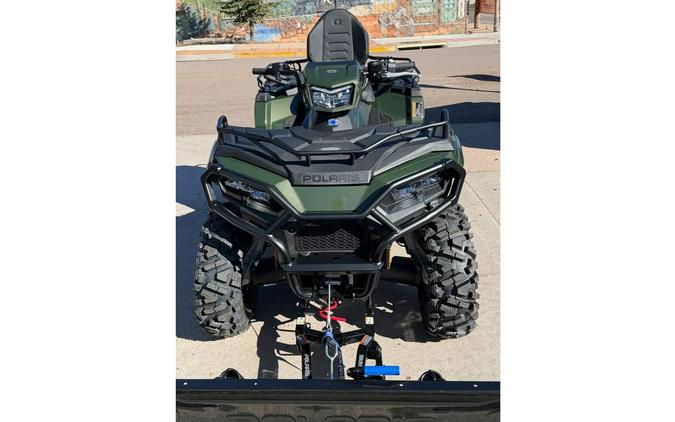 2026 Polaris SPORTSMAN TOURING 570 PREMIUM TREELINE GREEN METALLIC with PLOW
