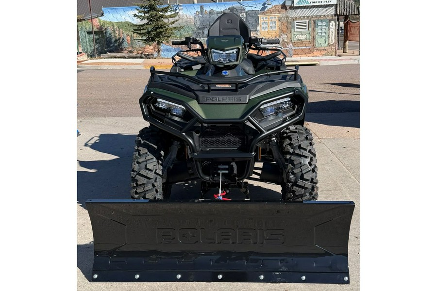 2026 Polaris SPORTSMAN TOURING 570 PREMIUM TREELINE GREEN METALLIC with PLOW