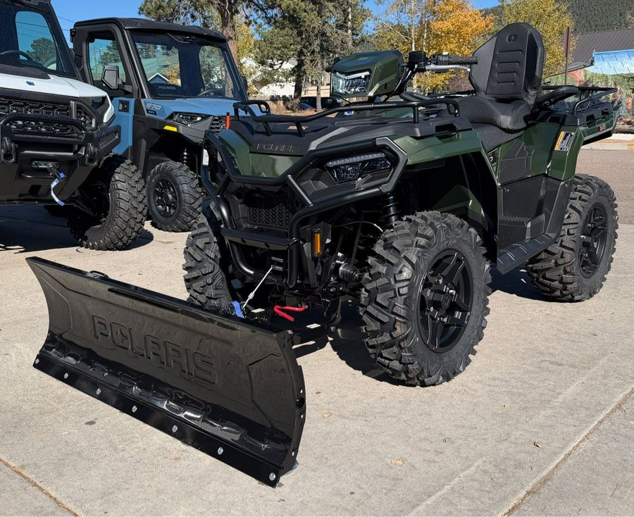 2026 Polaris SPORTSMAN TOURING 570 PREMIUM TREELINE GREEN METALLIC with PLOW