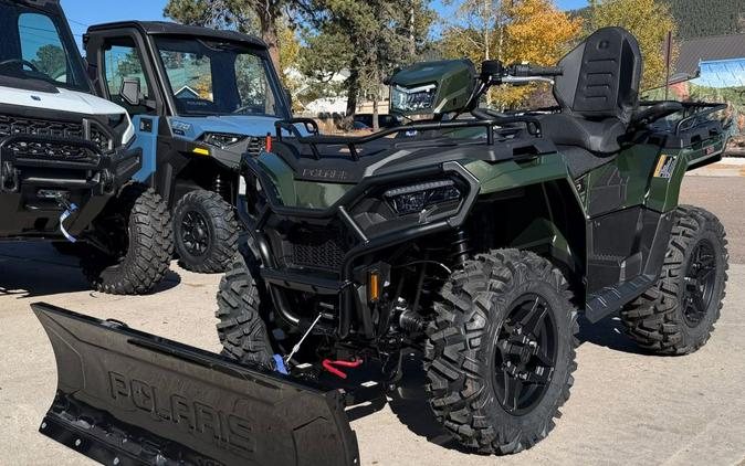 2026 Polaris SPORTSMAN TOURING 570 PREMIUM TREELINE GREEN METALLIC with PLOW