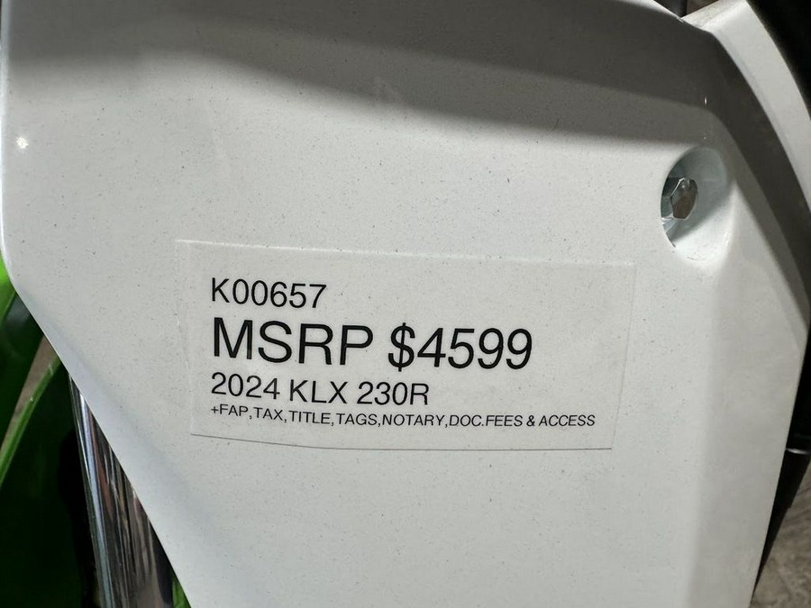 2022 Kawasaki KLX®230R