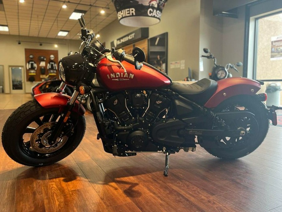 2025 Indian Scout Bobber Limited Sunset Red Smoke