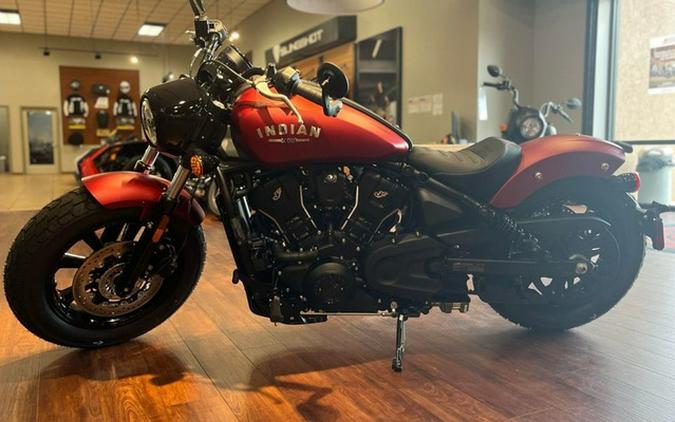 2025 Indian Scout Bobber Limited Sunset Red Smoke