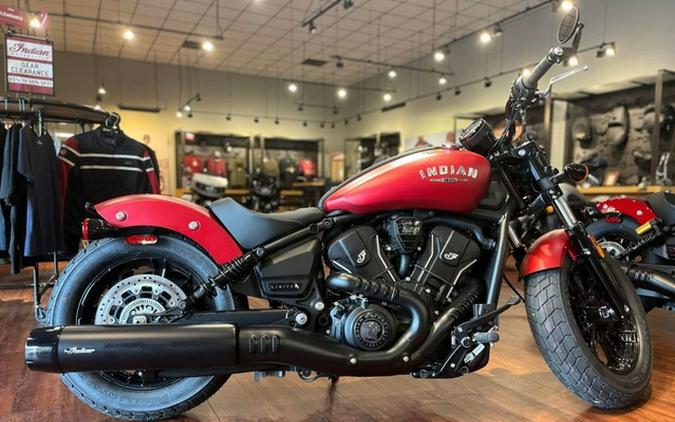 2025 Indian Scout Bobber Limited Sunset Red Smoke