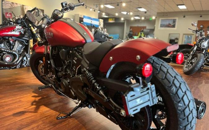 2025 Indian Scout Bobber Limited Sunset Red Smoke