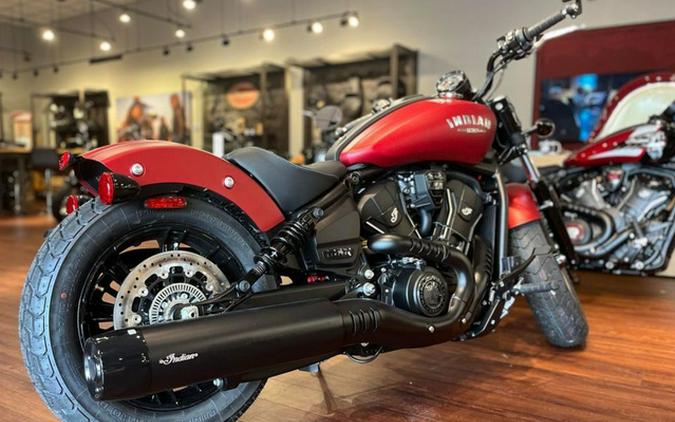 2025 Indian Scout Bobber Limited Sunset Red Smoke