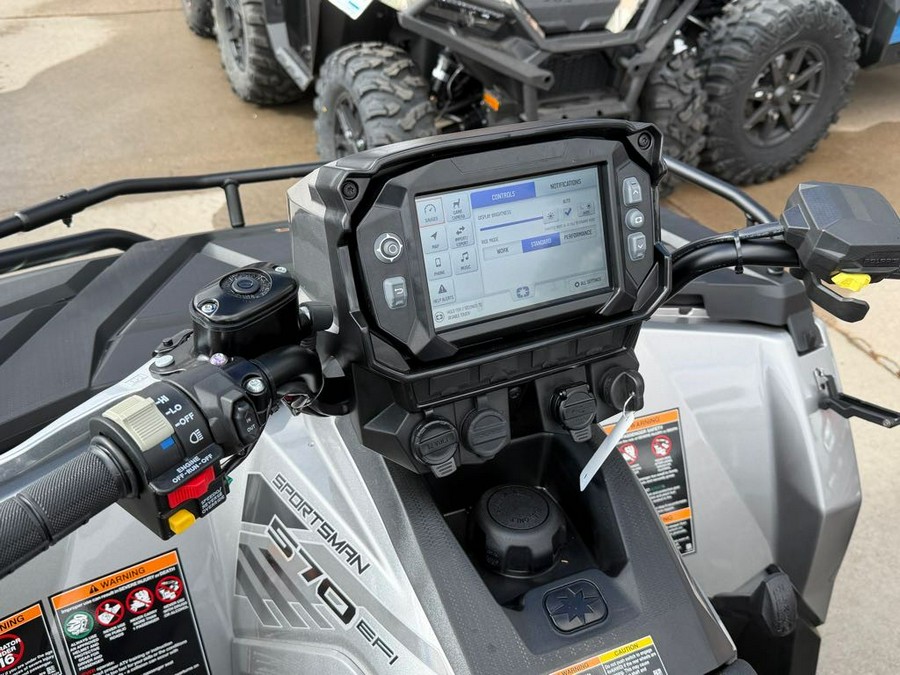 2026 Polaris SPORTSMAN TOURING 570 ULTIMATE SILVER with PLOW